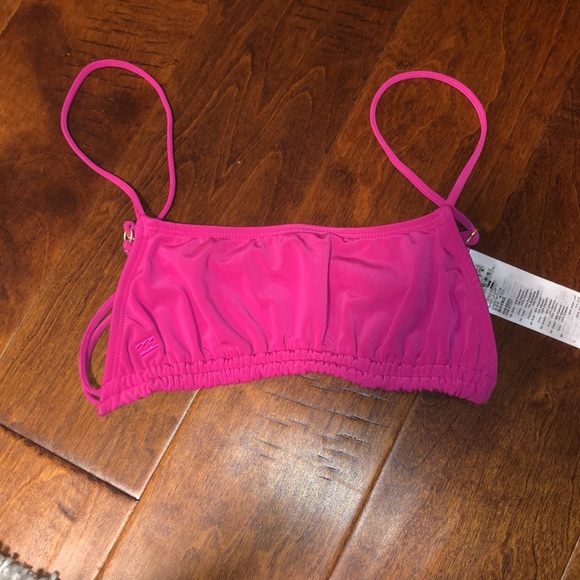 Billabong Other - NWOT Billabong Hot Pink Size Small Bikini Top